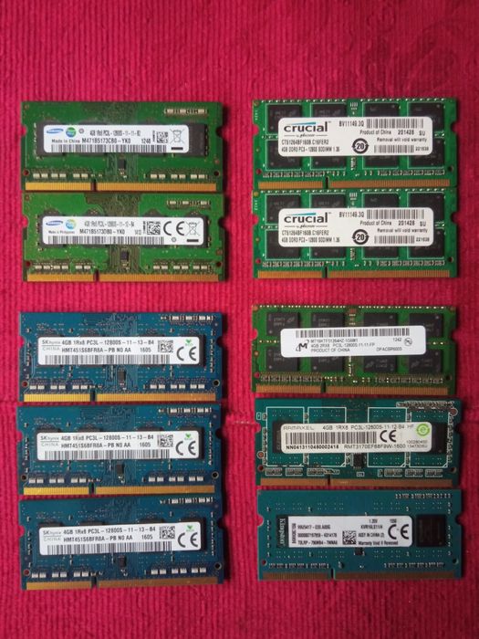 Оперативна пам'ять ноутбука DDR3 4gb