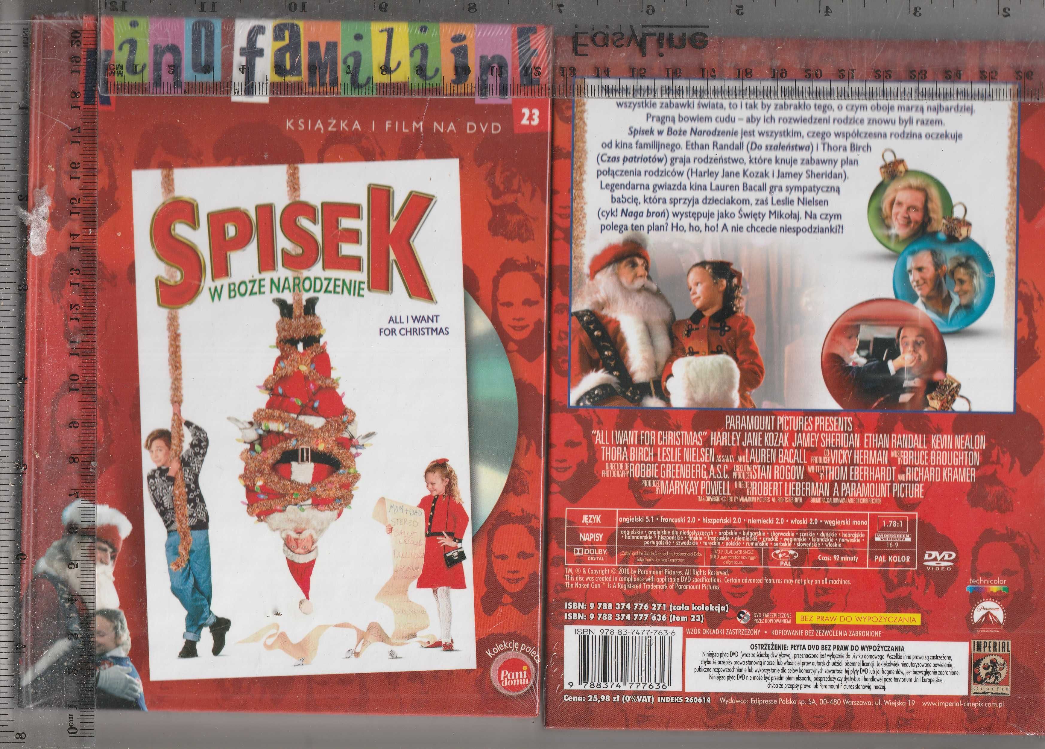 Spisek w Boże Narodzenie Leslie Nielsen DVD