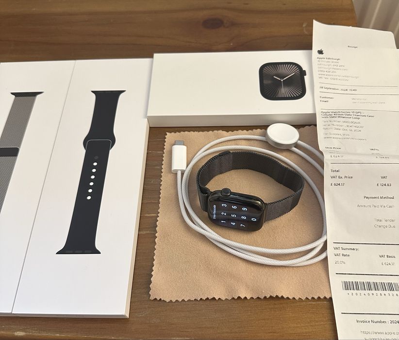 Apple watch 10 titanium 42mm Wi-fi+Cellular