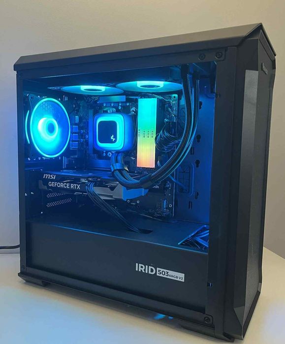 FV23%/Ryzen 7 8700F/32Gb Ram/RTX 5070/Chłodzenie Wodne