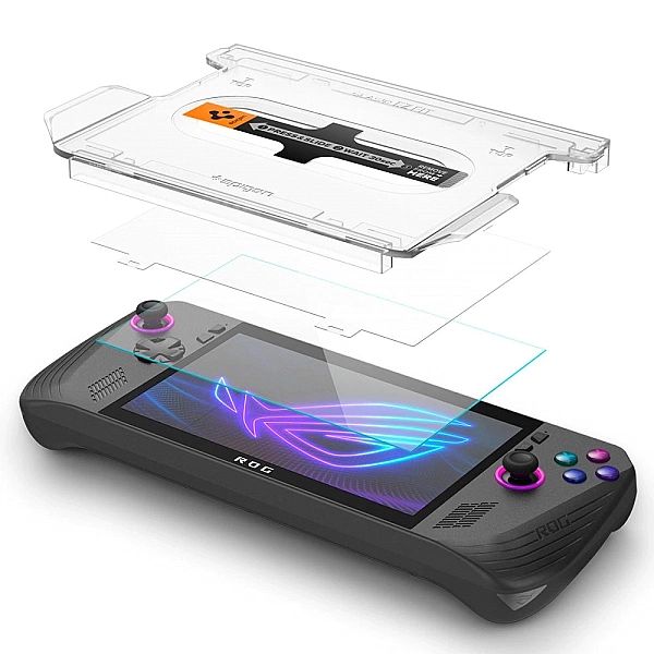 Szkło hartowane Spigen Glas.TR EZ Fit 2-pack na Asus Rog Ally X - prze