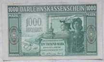 Banknot Polska 1000 Marek 1918 Seria A Stan II+ XF/EF+ Czarny Podpis