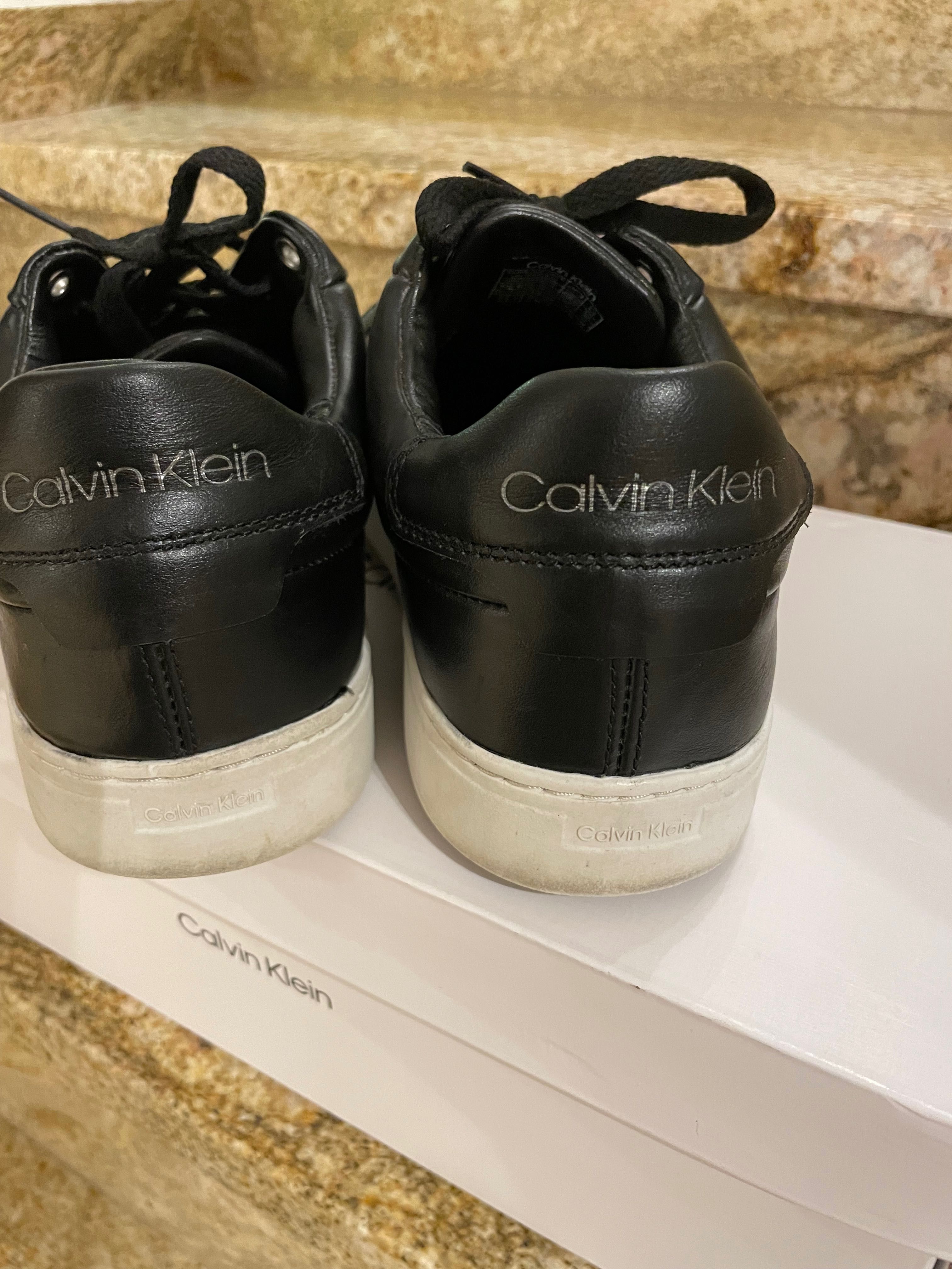 sneakersy Calvin Klein skórzane 39