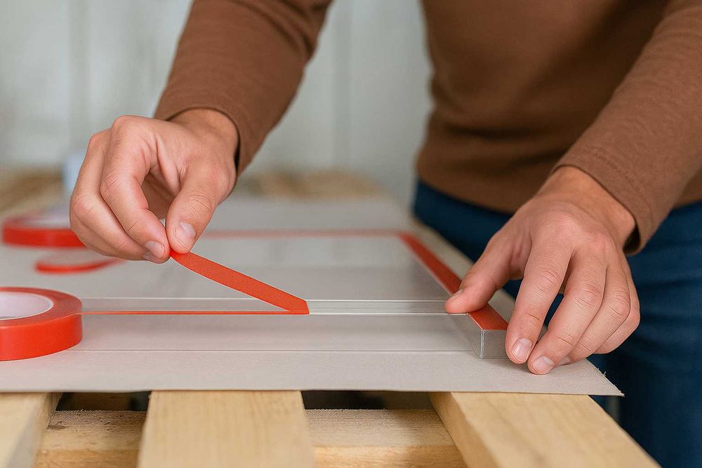 Taśma Klejąca Banerowa Montażowa Przezroczysta 9mm 12mm 15mm 19mm