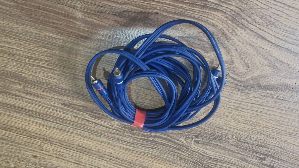Kabel rca 4m wzmacniacz subwoofer