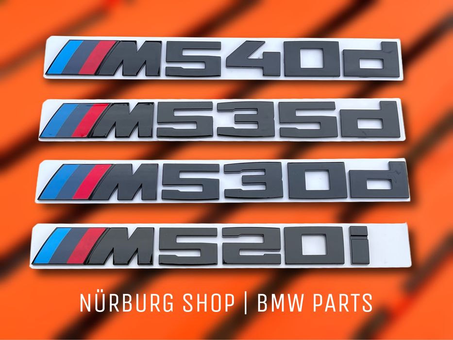 Шильдик эмблема на багажник BMW M 550 M 520 M 530 M 535 M 540 i d