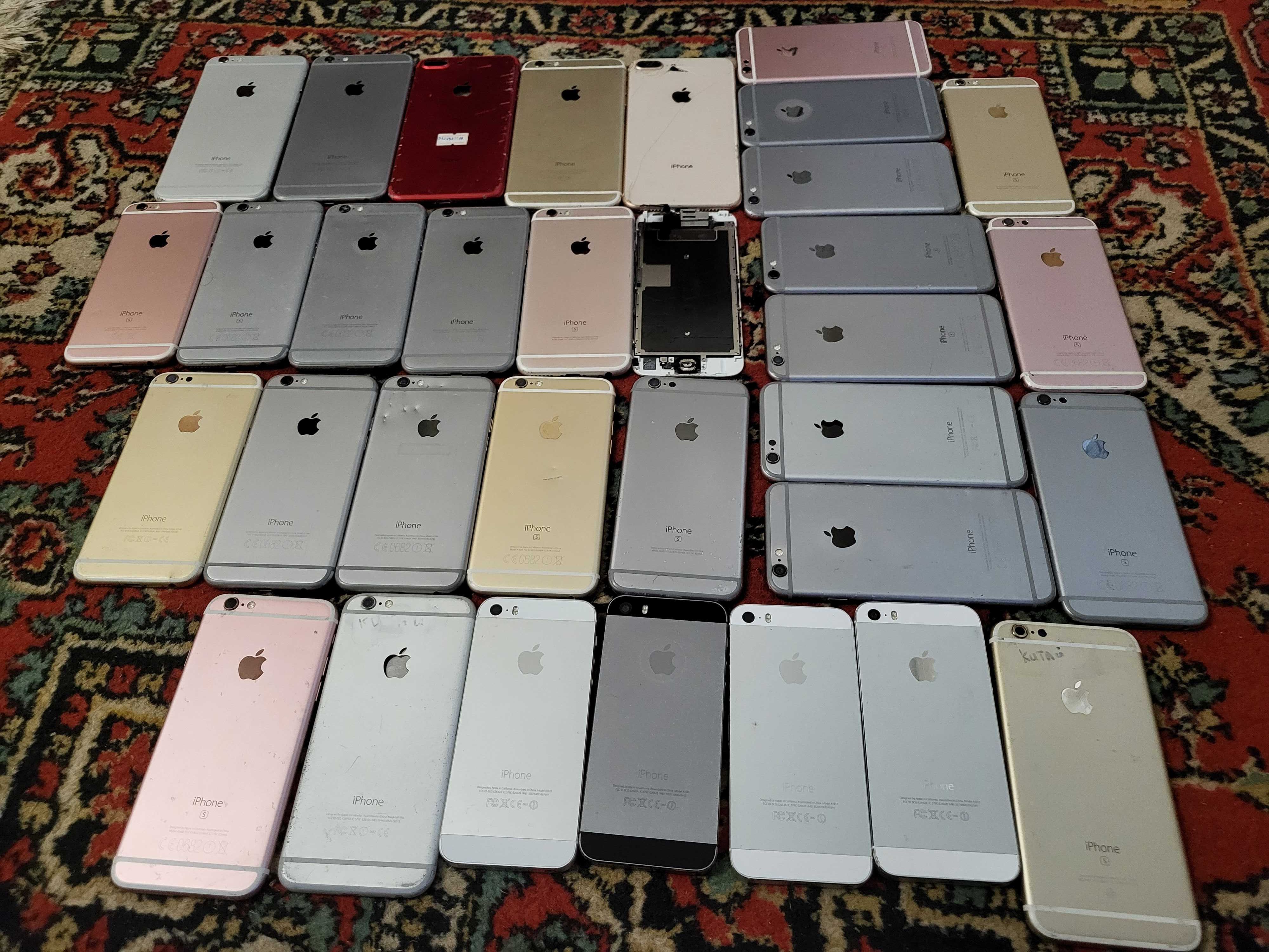 Ціна за весь лот apple iphone 6/6s/5s/7+/8 plus