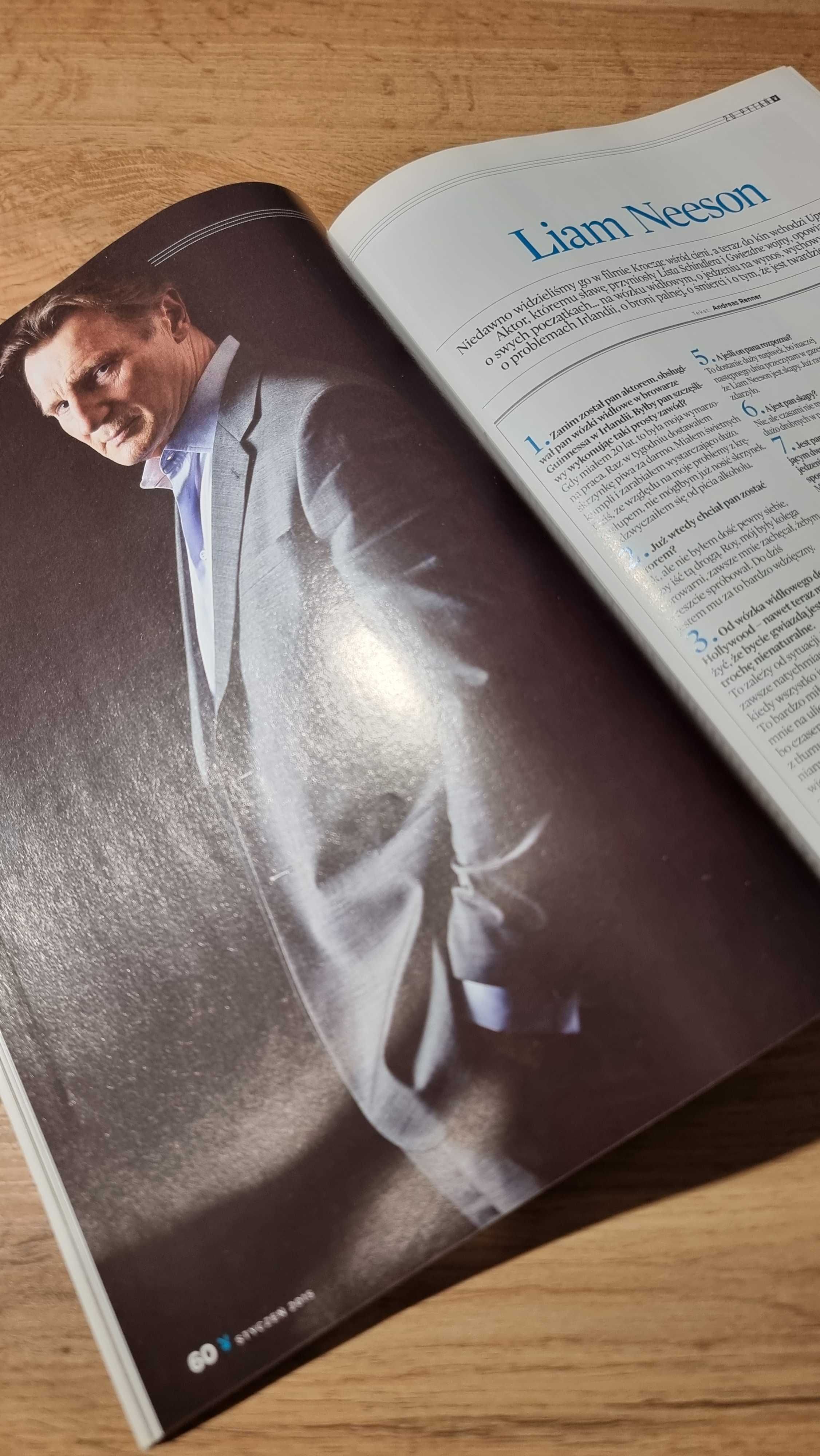 Playboy 1/2015 - Aneta Zając, Olga Rom, Liam Neeson