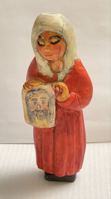 Stara rzeźba drewniana ludowa