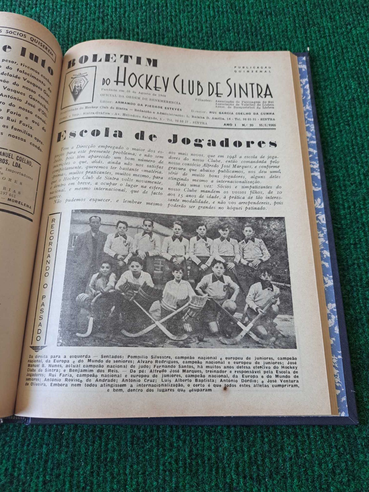 Boletim do Hockey Club de Sintra (primeiros 41 números)