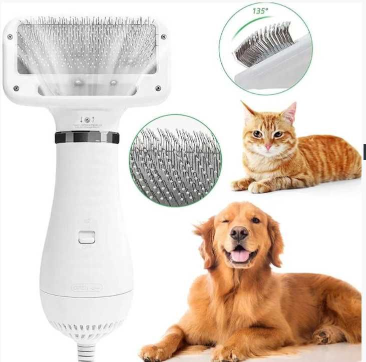 Фен-гребінець для вичісування шерсті Pet Grooming Dryer WN-10