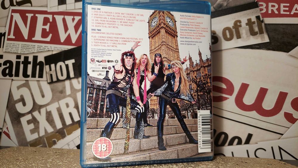 Steel Panther - British Invasion Live Koncert na Blu-ray