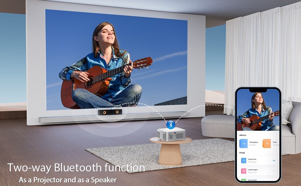 Проектор XWIBSY, 25000Lumen, 4K.