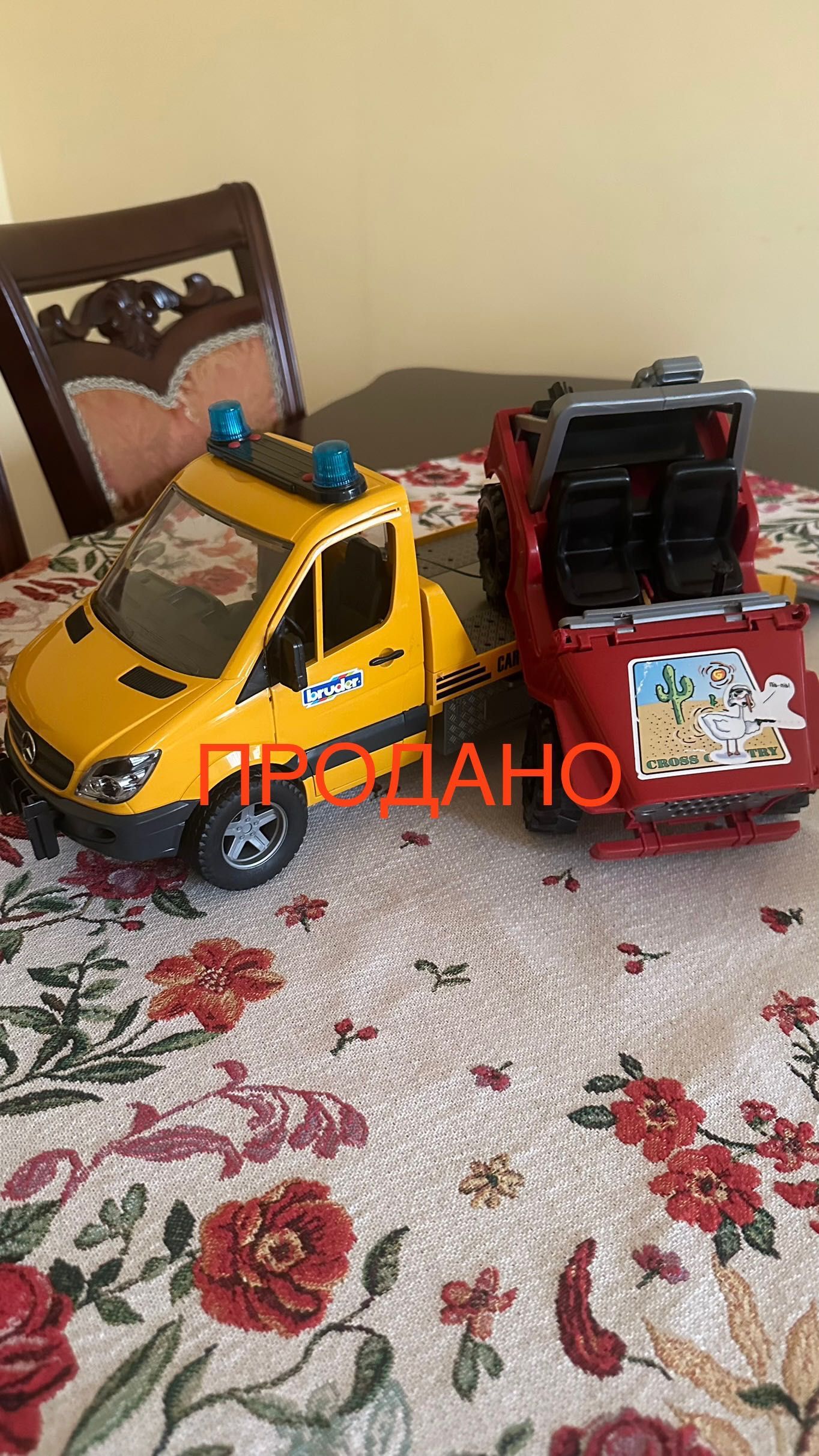 Bruder пожежна машина, вантажівка, бус Sprinter