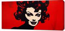 Obraz 100x50cm Czerwona Diablica