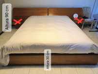 Cama madeira maciça 200cm x 160cm