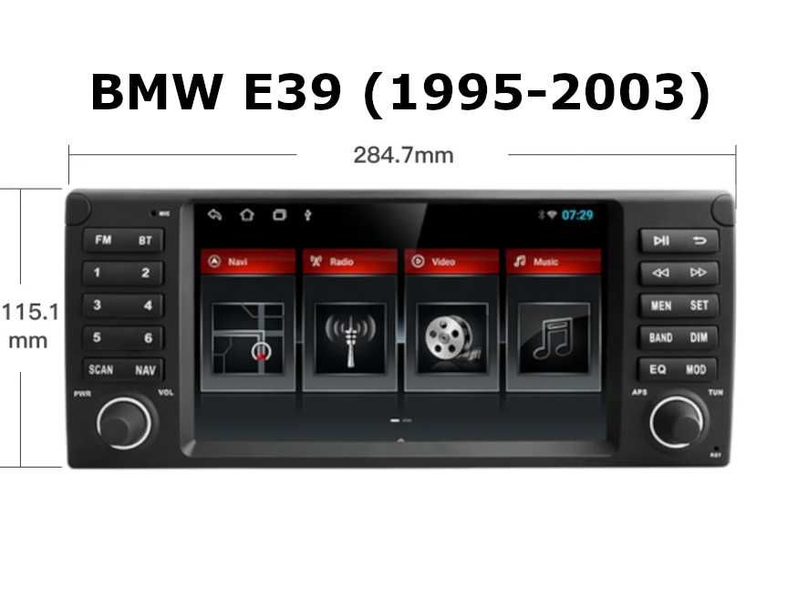 Radio BMW E39 2/32 GB // Android 11 // Bluetooth // Wi-Fi // GPS