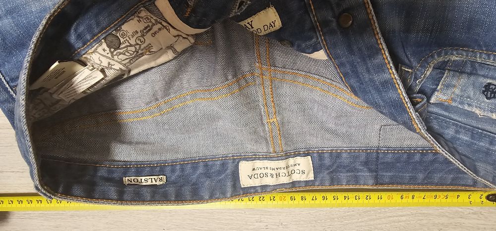 SCOTCH & SODA RALSTON spodnie męskie dżinsowe rozmiar W30 L34 stan Ok.