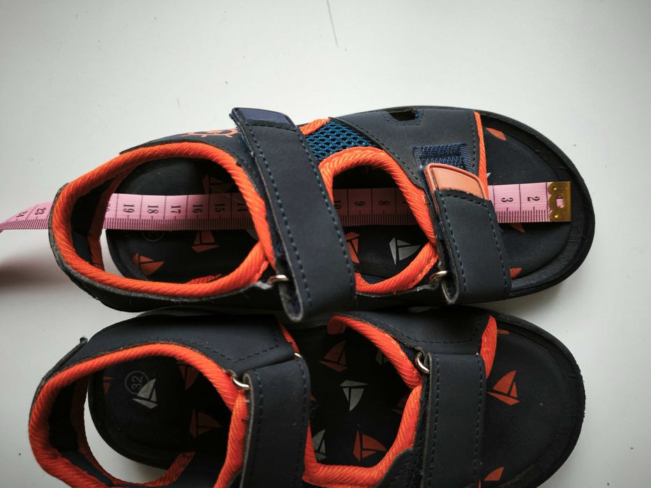 Sandały letnie 32, dł wkładki 19cm