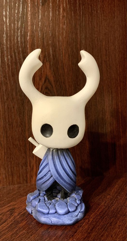 Полый рыцарь из Hollow Knight, полимерная глина