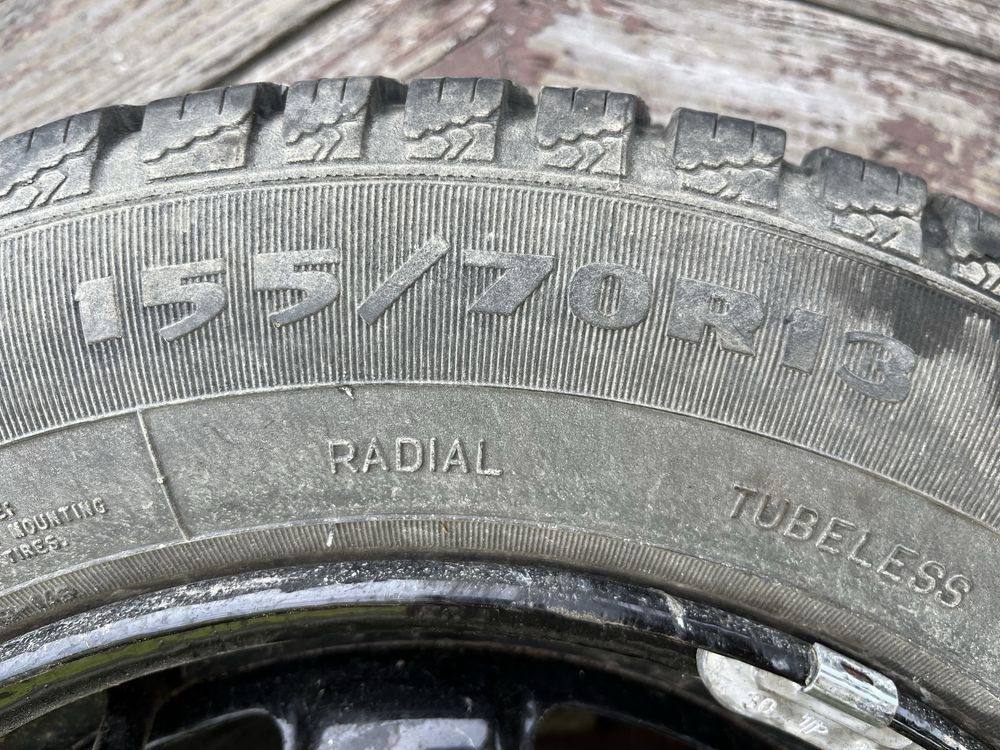 Komplet kół stalowych, zimowych R13