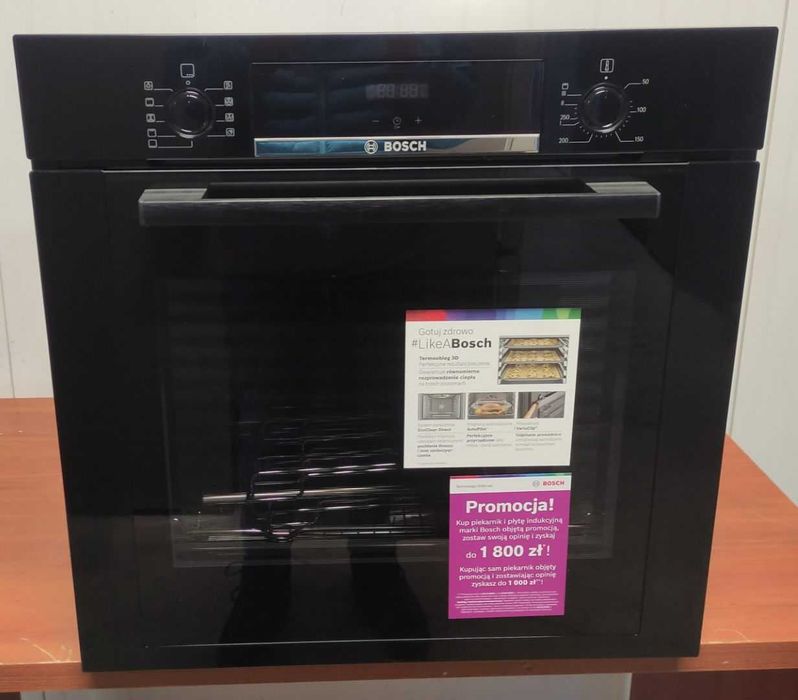 Piekarnik Bosch HBA3340B0 71l Termoobieg czarny front OUTLET 22JG29