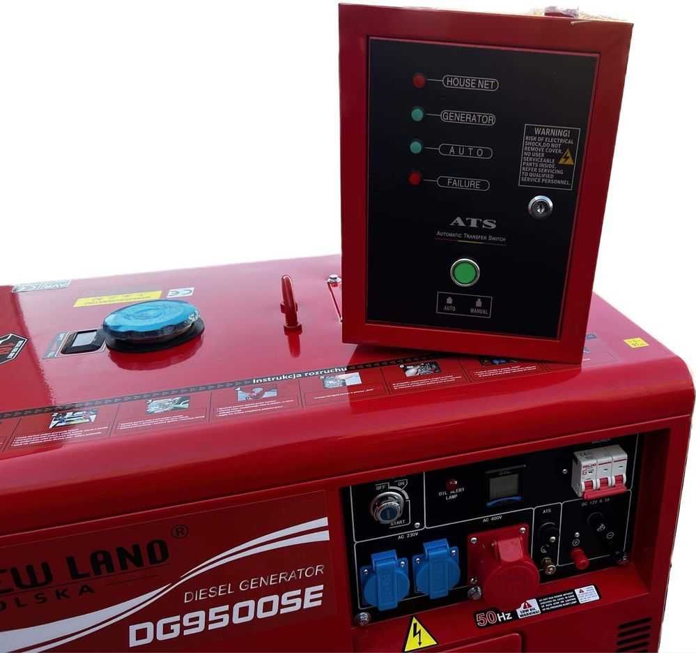 Agregat prądotwórczy 9.5 Kva Prawdziwa MOC GX Diesel Polska