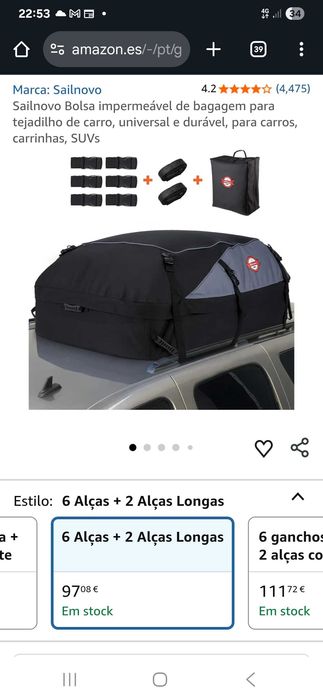 Sailnovo bolso de bagagem