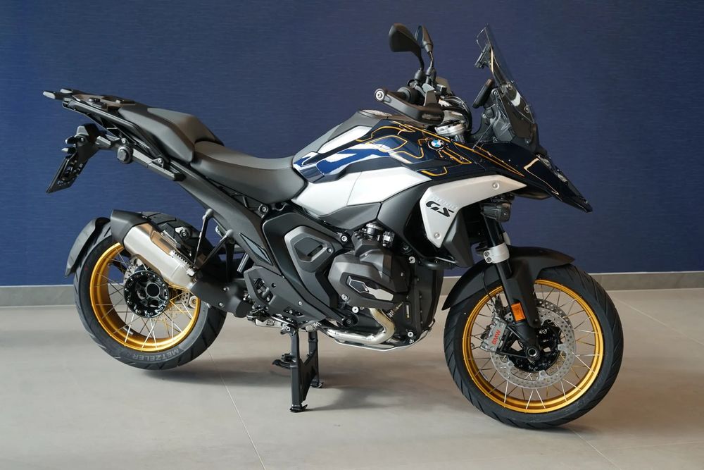 BMW R BMW R 1300 GS imperial niebieski 719 # 2025 # full # złote felgi