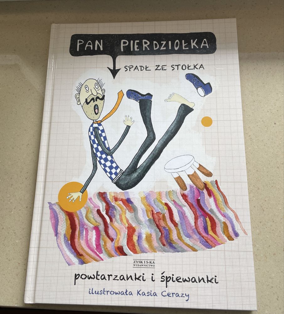 Książka Pan Pierdziołka spadł ze stołka