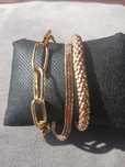 3 indas pulseiras douradas novas.
#pulseirasfemininas