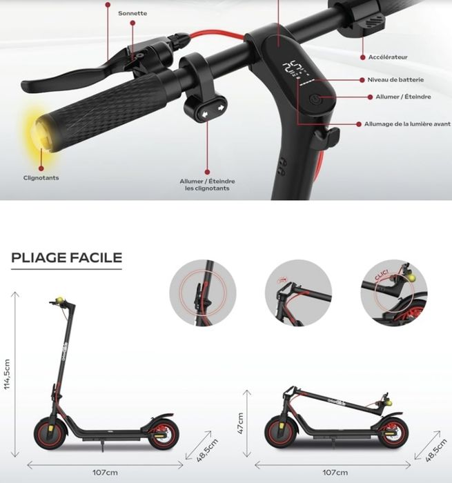Trotinete URBAN GLIDE 85 lite