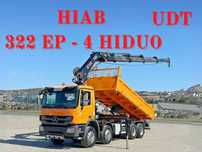 Mercedes-Benz Actros 3241 * HIAB 322 EP - 4 HIDUO + PILOT / 8x4