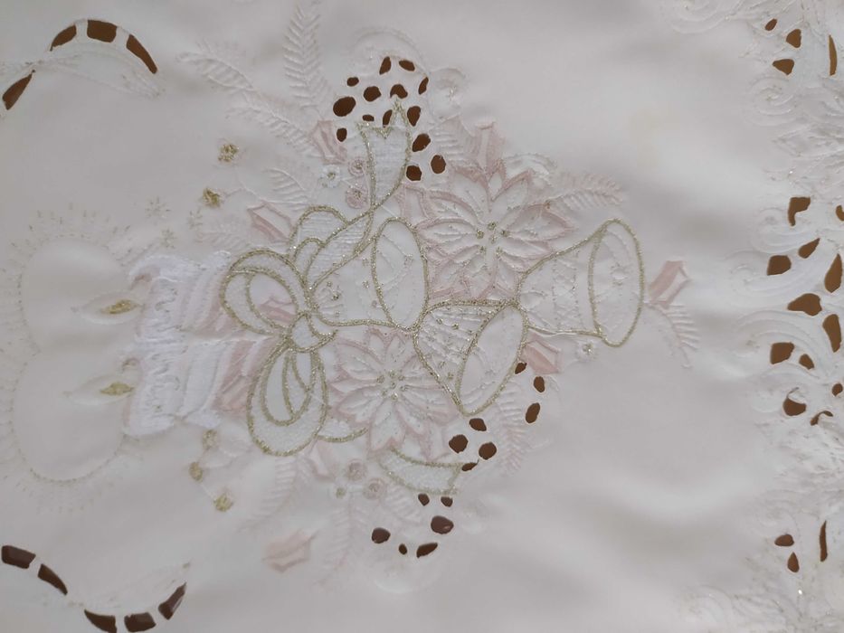 mały obrus świąteczny 37x85