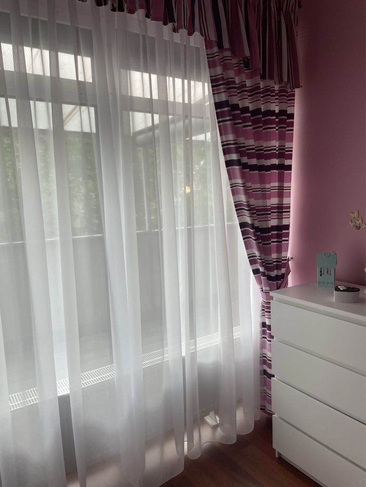 Zasłony, lambrekin kpl. długość 360 cm