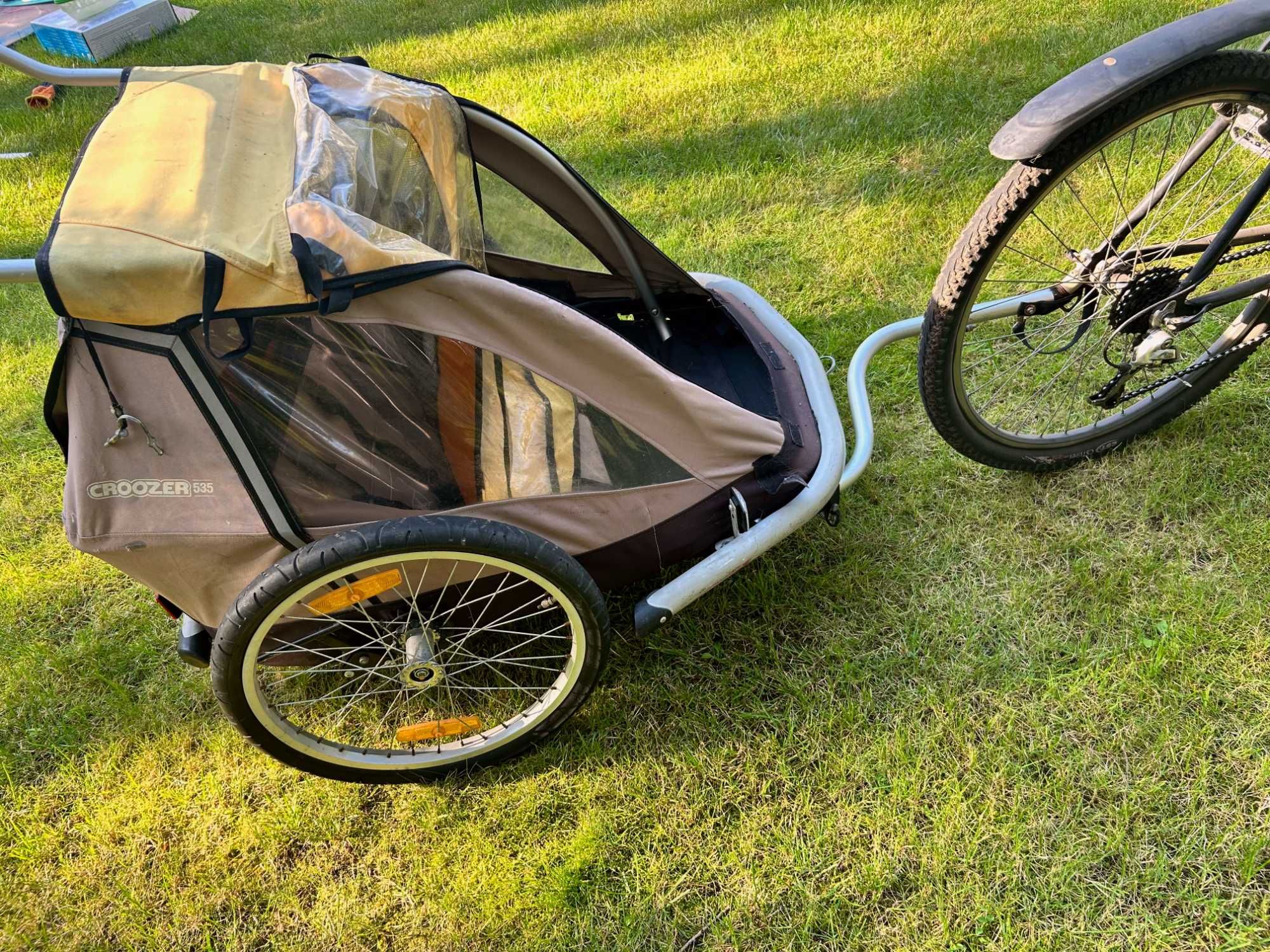 Przyczepka rowerowa 2 osobowa Croozer 535