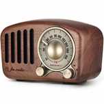 Głośnik bluetooth Radio FM Feegar Retro drewniane