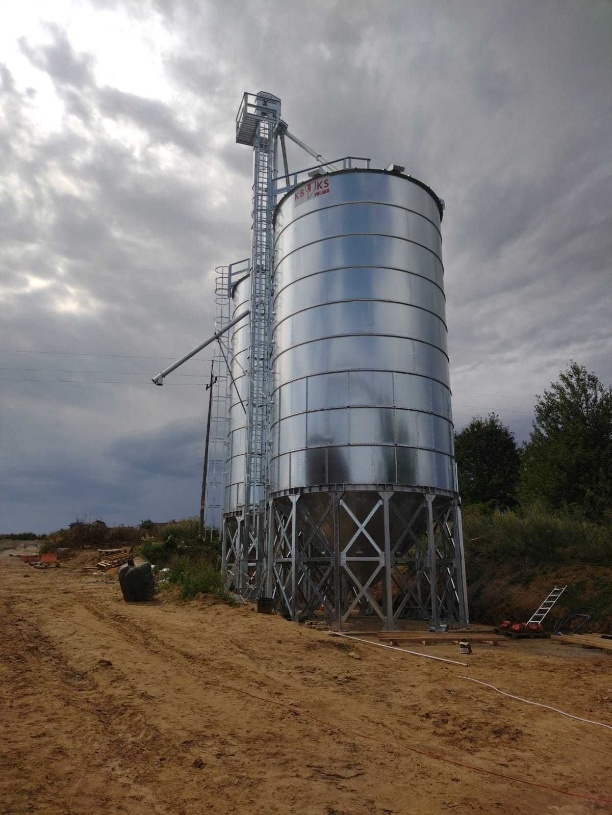 Silos zbożowy lejowy 322t Kbks Poland KSL640