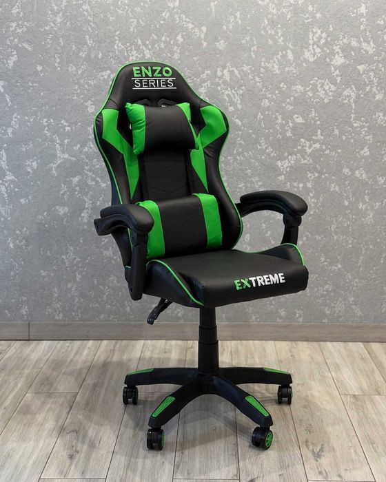 Компютерне крісло на колесах з екошкіри +2подушки РІЗНІ КОЛЬОРИ Крісла