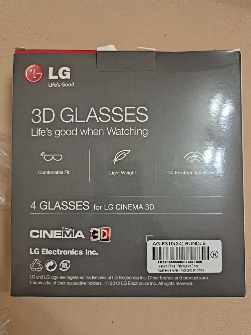 3D окуляри LG (нові)