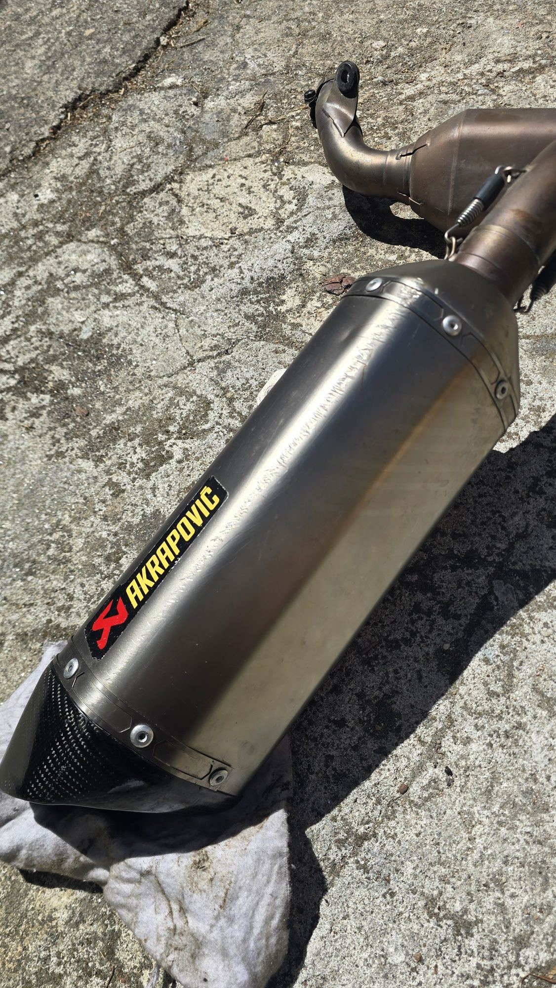 Akrapovic ktm 390 / Peças tenere 700 / Husqvarna WR 250 TE 510 450