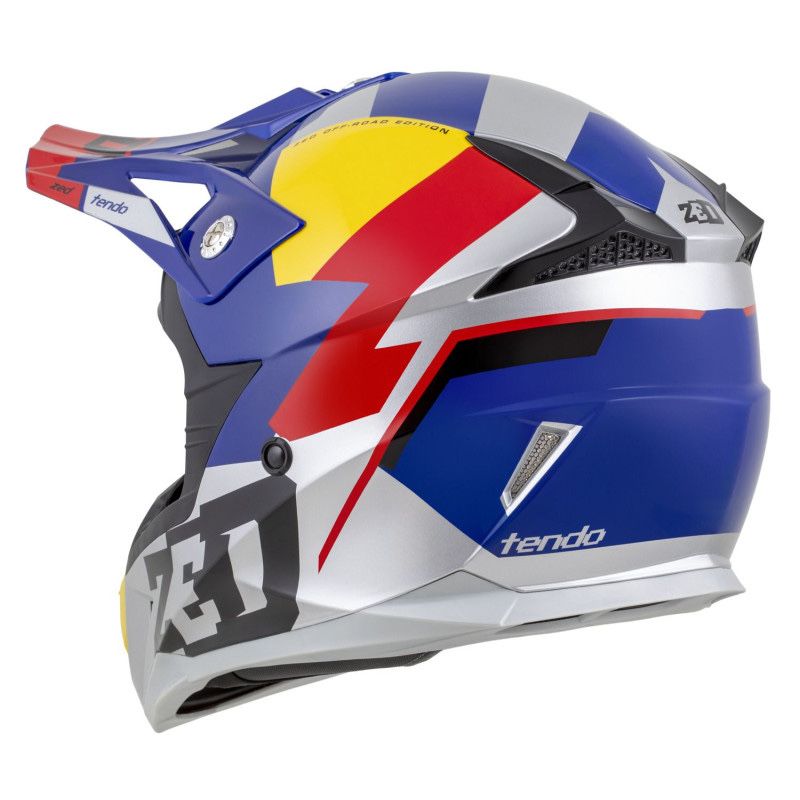 Kask Crossowy motocyklowy Zed ECE06 GRATIS gogle Interkom ready XS-XL