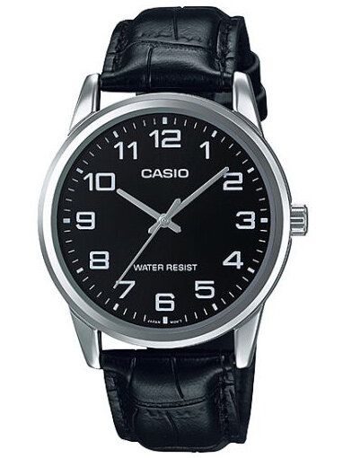 Zegarek Męski Casio Apollo +box +grawer Skórzany Cyfry Czarny Klasyczn