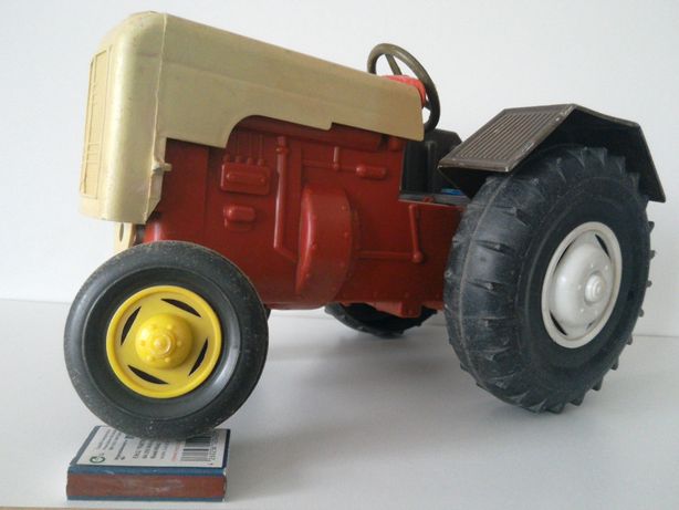 stara zabawka PRL traktor ciągnik URSUS ZETOR stare zabawki czz retro