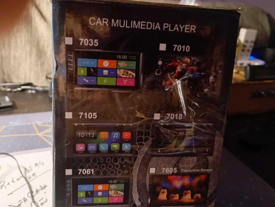 Auto radio 7 polegadas novo