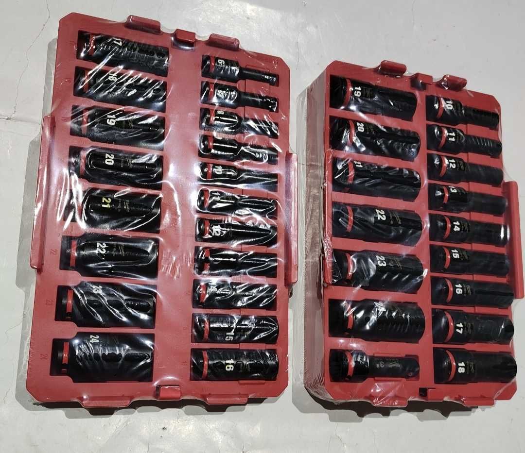 Milwaukee klucze udarowe długie 1/2 i 3/8 do skrzyń packout