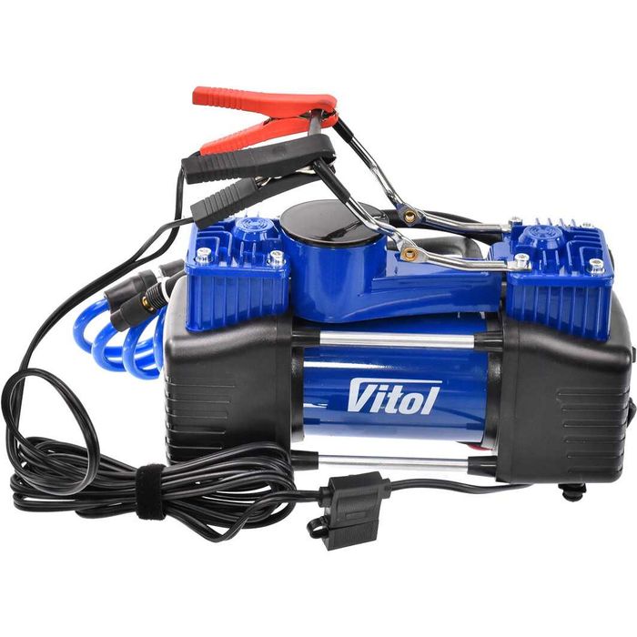 Автомобільний компресор VITOL К-72/90 літрів, Двопоршневий, Авто