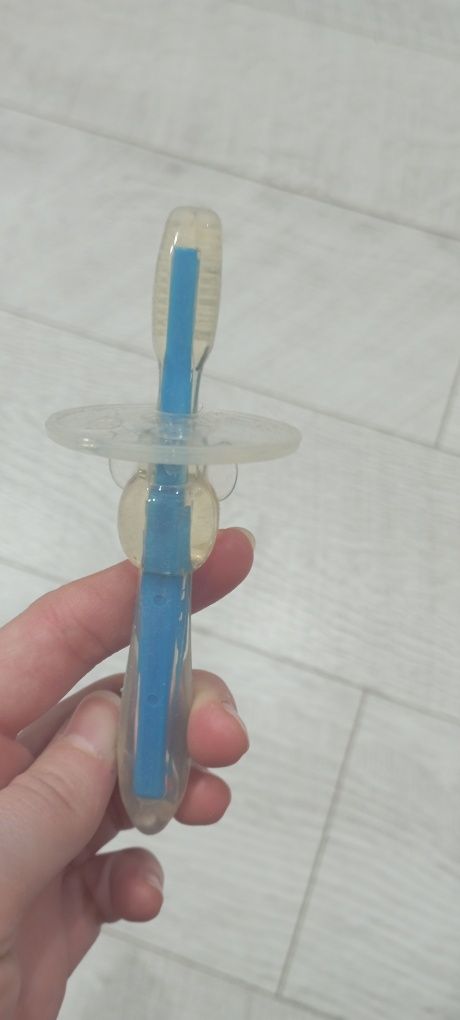 Силіконова зубна щітка прорізувач зубів з обмежувачем