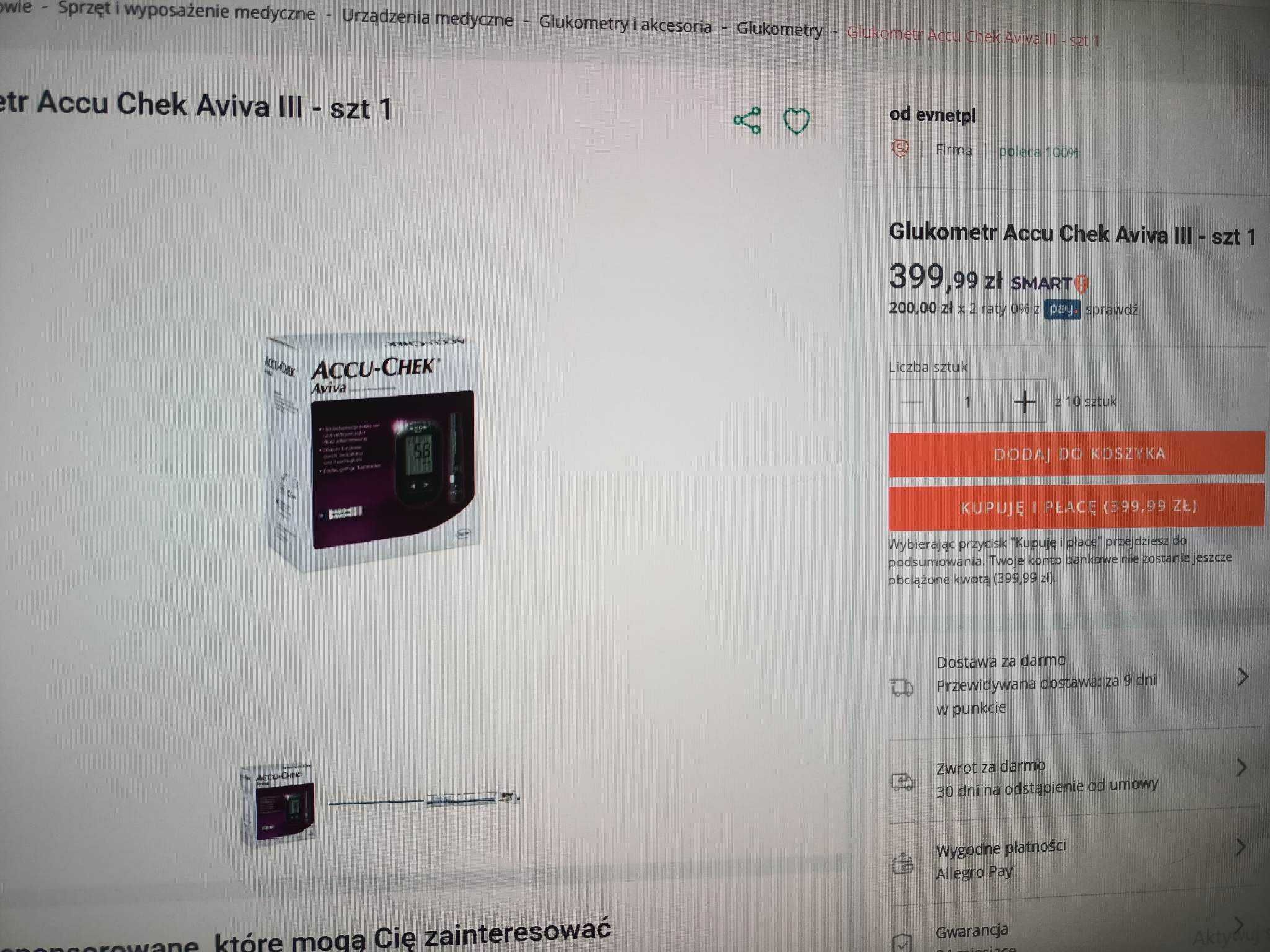 Glukometr Accu-Chek Aviva