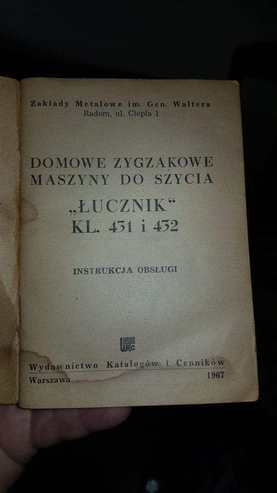 Maszyna do szycia Łucznik TUR 2